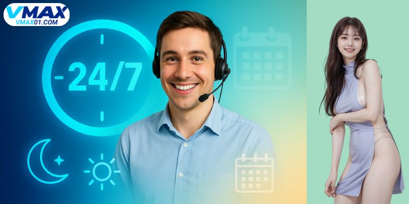 Liên hệ Vmax hỗ trợ 24/7