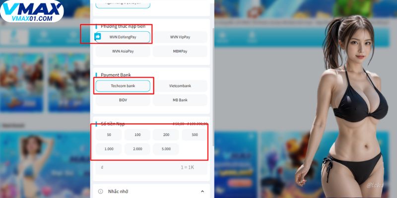 Lưu ý quan trọng khi nạp tiền Vmax Lưu ý quan trọng khi nạp tiền Vmax