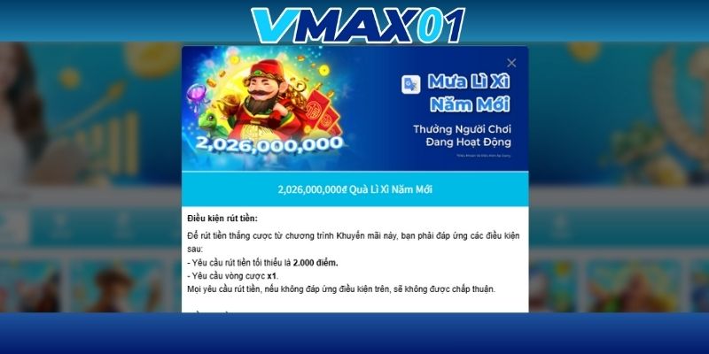 Điều kiện rút tiền lì xì năm mới 2026 Điều kiện rút tiền lì xì năm mới 2026